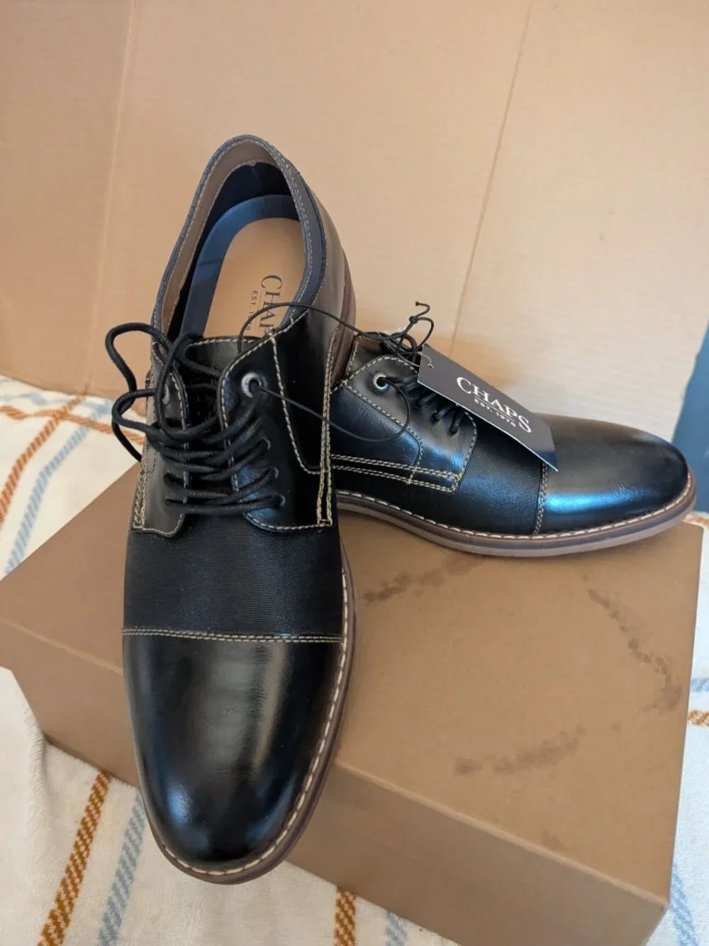 Men's Cap-Toe Derby Shoes